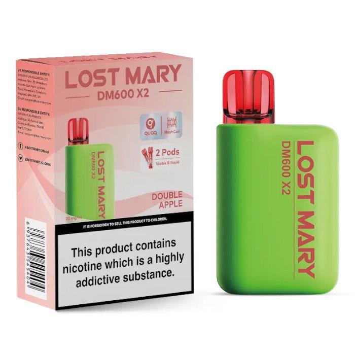 Lost Mary DM600 X2 Double Apple Disposable – Royal Vapes