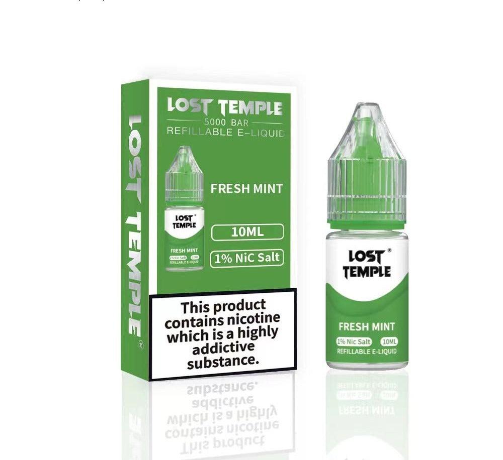 Lost Temple Fresh Mint Nic Salt 10ml – Royal Vapes