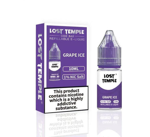 Lost Temple Grape Ice Nic Salt 10ml 10mg