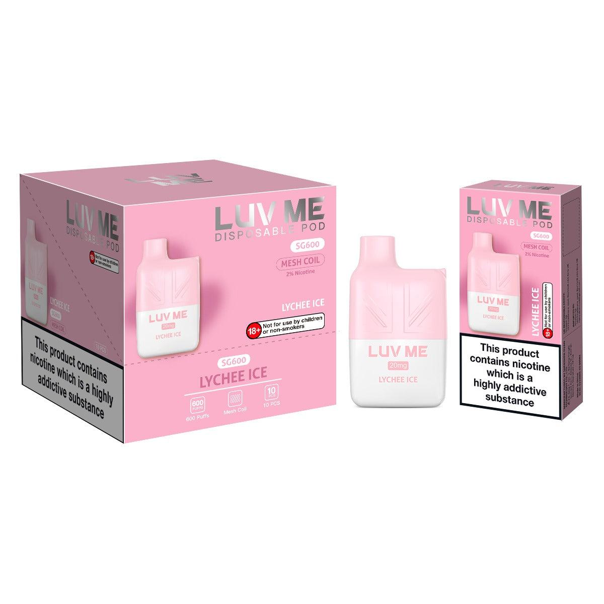 LUV ME Lychee Ice Disposable – Royal Vapes