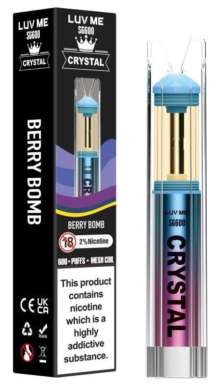 LUV ME SG600 Crystal Berry Bomb Disposable  Royal Vapes