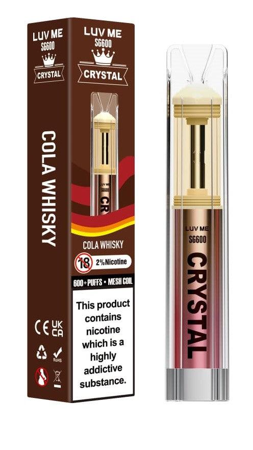LUV ME SG600 Crystal Cola Whisky Disposable – Royal Vapes