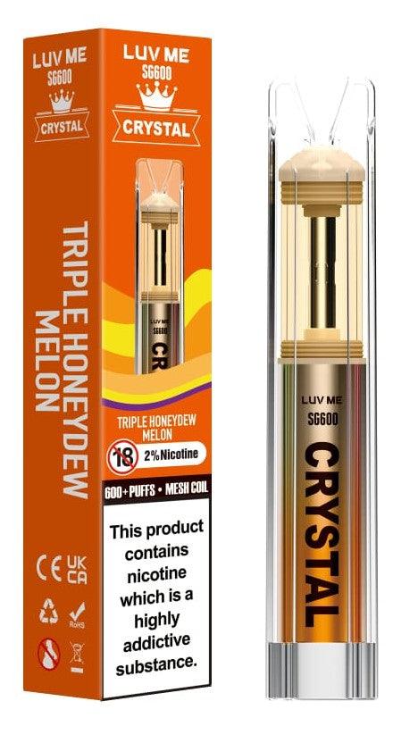 LUV ME SG600 Crystal Triple Honeydew Melon Disposable – Royal Vapes