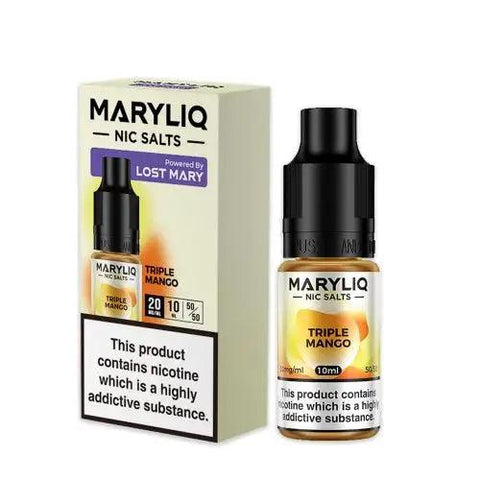 MaryLiq by Lost Mary Triple Mango Nic Salt 10ml 20mg