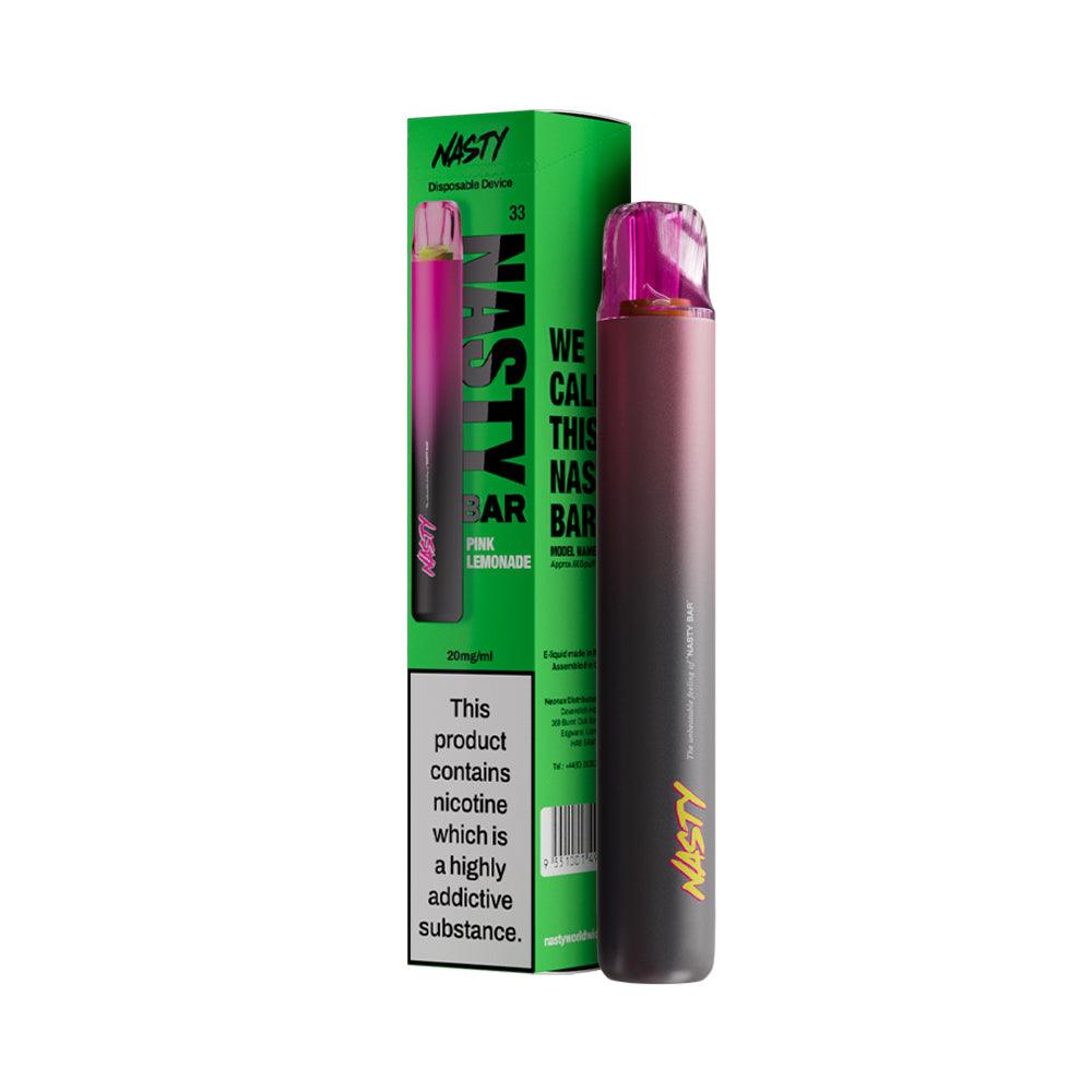 elf bar vape uk Nasty Bar DX2 Pink Lemonade Disposable – Royal Vapes