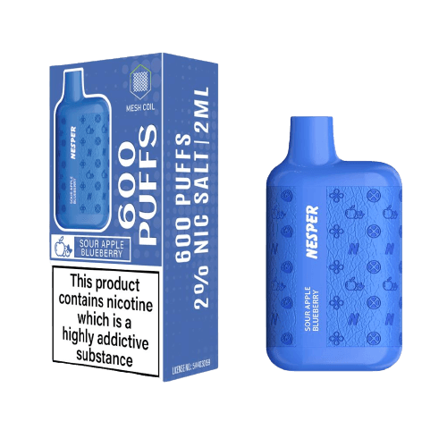 Nesper Sour Apple Blueberry Disposable Royal Vapes Nesper Sour Apple Blueberry Disposable Royal Vapes