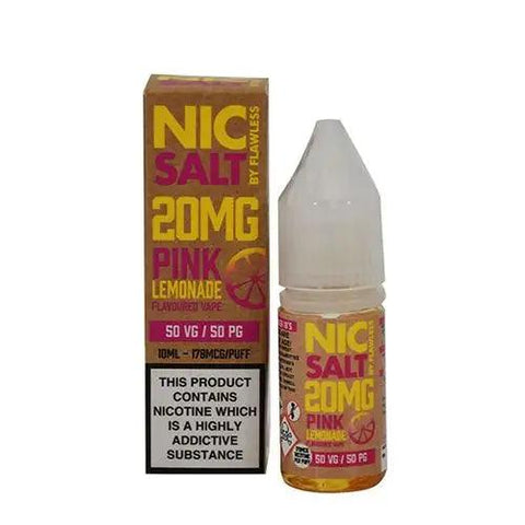 Nic Salt By Flawless Pink Lemonade Nic Salt 10ml 10mg