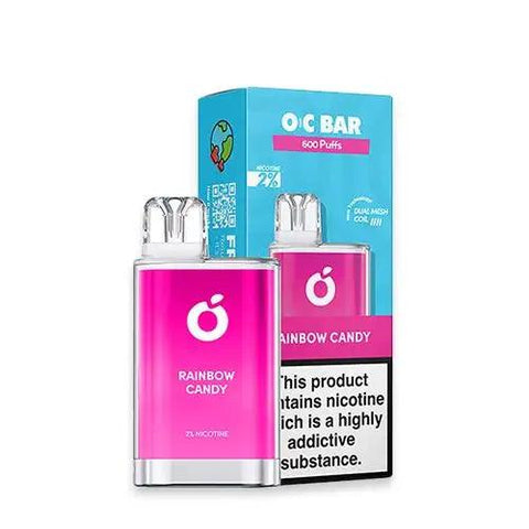 OC Bar 600 Rainbow Candy Disposable