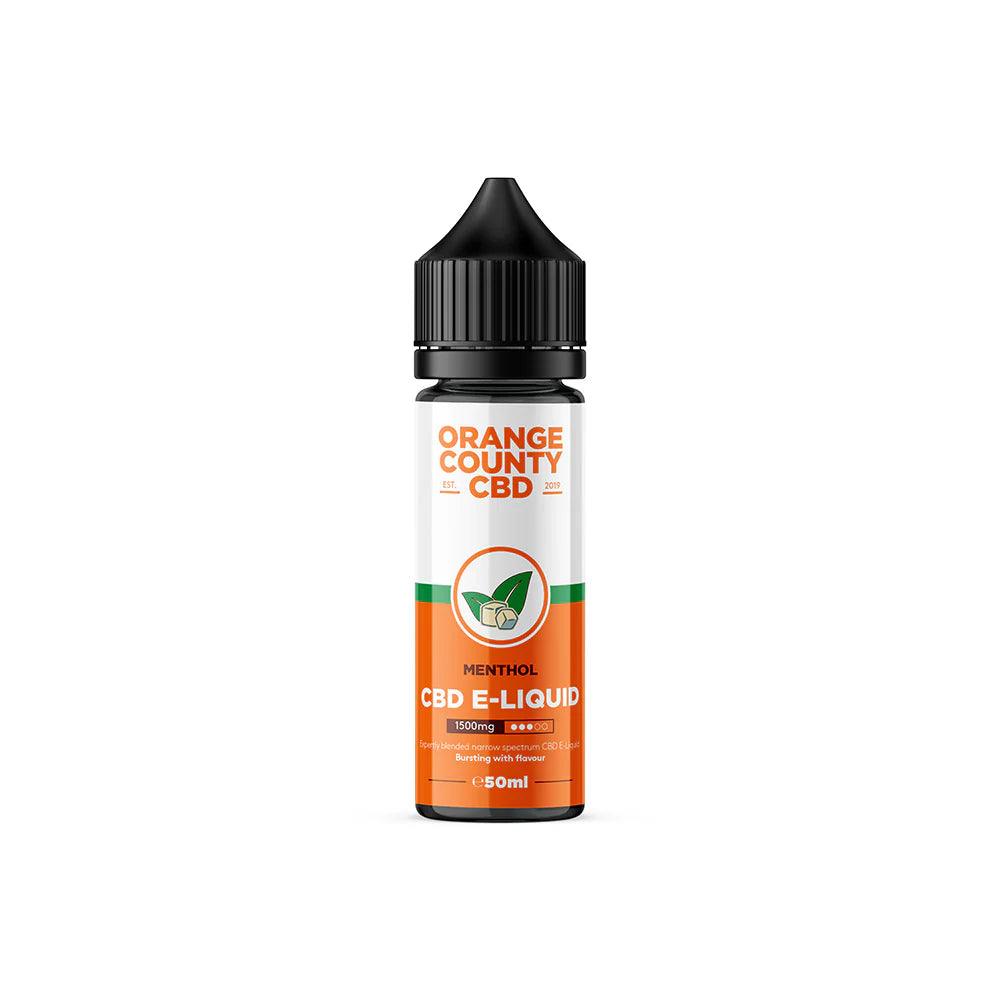 Orange County CBD Menthol CBD eLiquid 50ml 1500mg  Royal Vapes