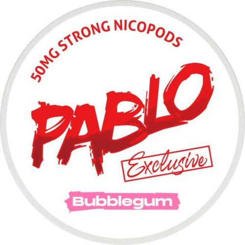 Pablo Exclusive Bubblegum Nicotine Pouches 50mg