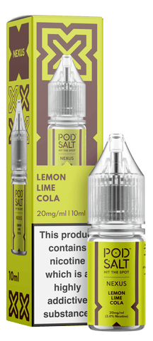 Pod Salt Nexus Lemon Lime Cola Nic Salt 10ml 5mg