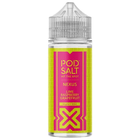 Pod Salt Nexus Lime Raspberry Grapefruit 100ml