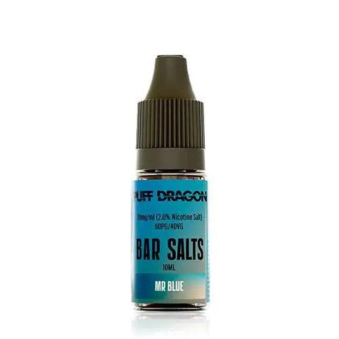 Puff Dragon Bar Salts Mr Blue Nic Salt 10ml 10mg