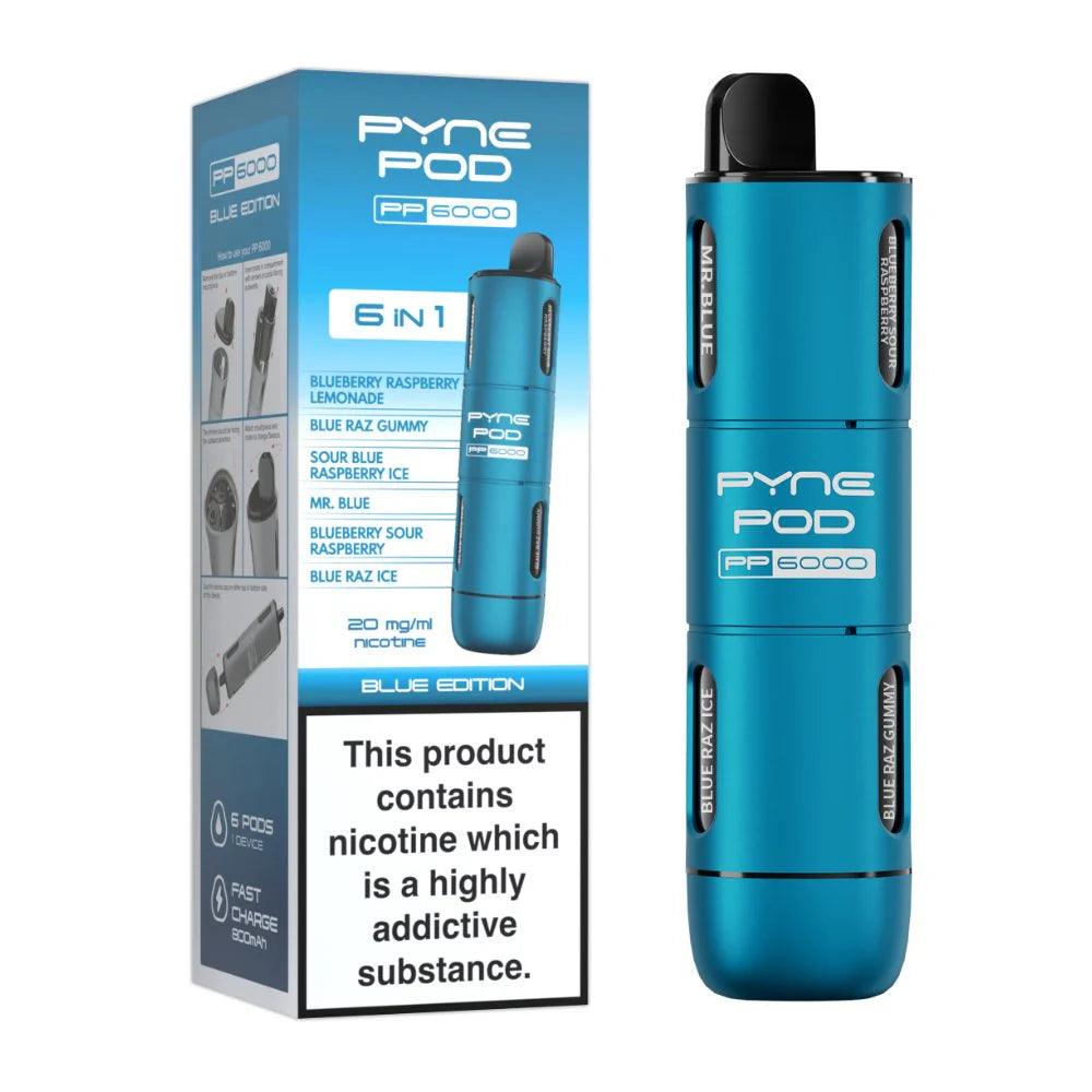 Pyne Pod PP6000 Blue Edition (6 in 1) 6000 Disposable Vape Royal Vapes Pyne Pod PP6000 Blue Edition (6 in 1) 6000 Disposable Vape Royal Vapes