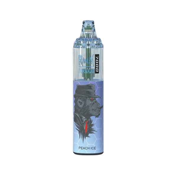 Randm Tornado 7000 0mg Peach Ice 7000 Disposable – Royal Vapes