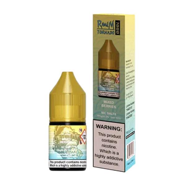 RandM Tornado 7000 Nic Salts Mixed Berries Nic Salt 10ml Royal Vapes RandM Tornado 7000 Nic Salts Mixed Berries Nic Salt 10ml Royal Vapes