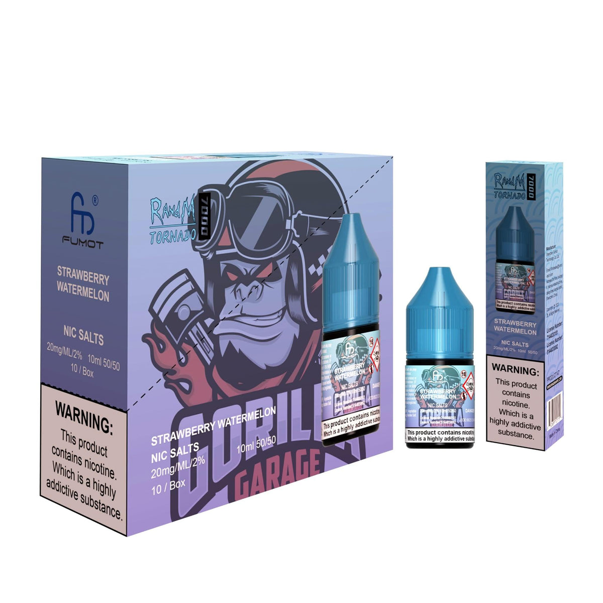 einweg e-zigarette ohne nikotin RandM 7000 VMT 10ml Nic Salt