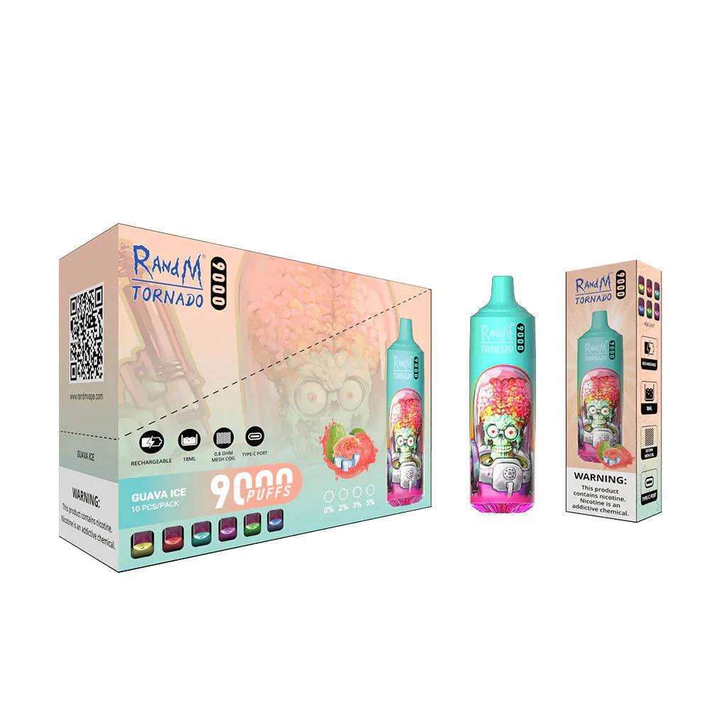 Randm Tornado 9000 0mg Guava Ice 9000 Disposable Royal Vapes Randm Tornado 9000 0mg Guava Ice 9000 Disposable Royal Vapes