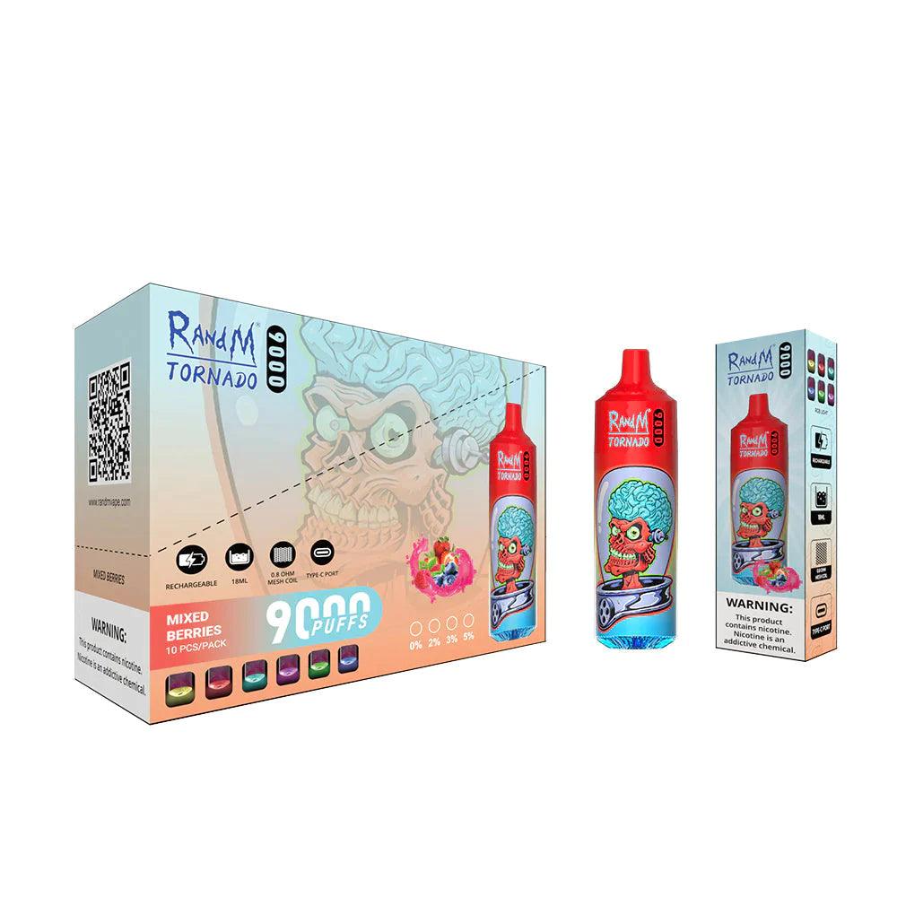 Randm Tornado 9000 0mg Mixed Berries 9000 Disposable Royal Vapes Randm Tornado 9000 0mg Mixed Berries 9000 Disposable Royal Vapes
