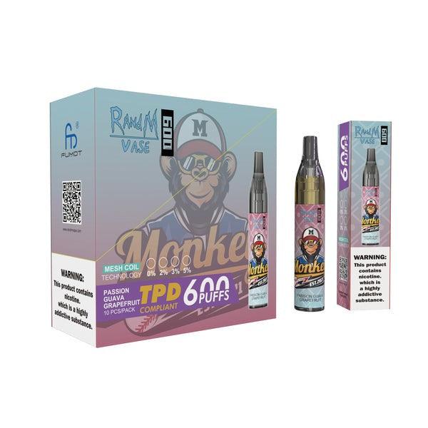 RandM Vase 600 Passion Guava Grapefruit Disposable – Royal Vapes
