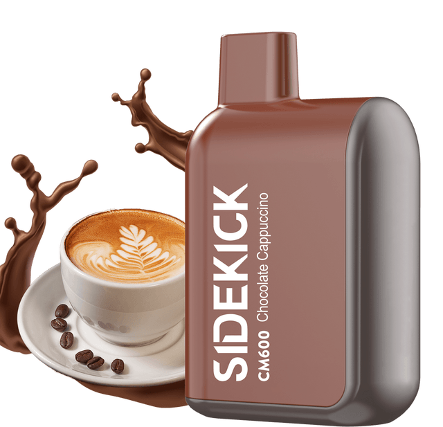 chocolate vape disposable SideKick Chocolate Cappuccino Caffeine Disposable – Royal Vapes