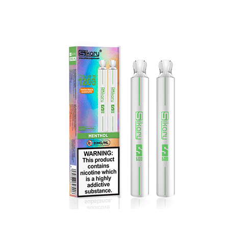 Sikary 1200 by SKE Menthol Disposable Twin Pack