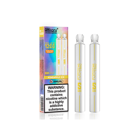 Sikary 1200 by SKE Pineapple Ice Disposable Twin Pack