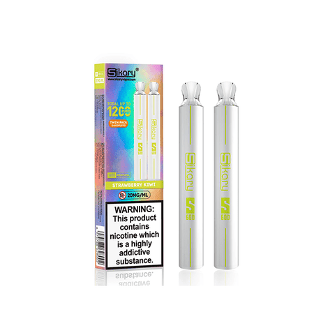 Sikary 1200 by SKE Strawberry Kiwi Disposable Twin Pack