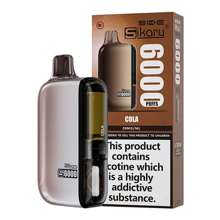 Sikary S6000 Cola 6000 Disposable Vape Royal Vapes Sikary S6000 Cola 6000 Disposable Vape Royal Vapes