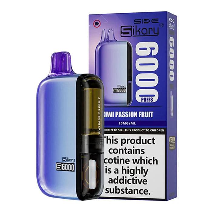 Sikary S6000 Kiwi Passion Fruit 6000 Disposable Vape Royal Vapes Sikary S6000 Kiwi Passion Fruit 6000 Disposable Vape Royal Vapes