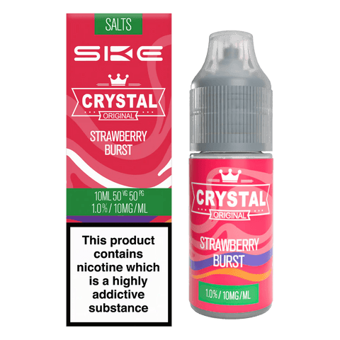 SKE Crystal Nic Salts Strawberry Burst Nic Salt 10ml 10mg