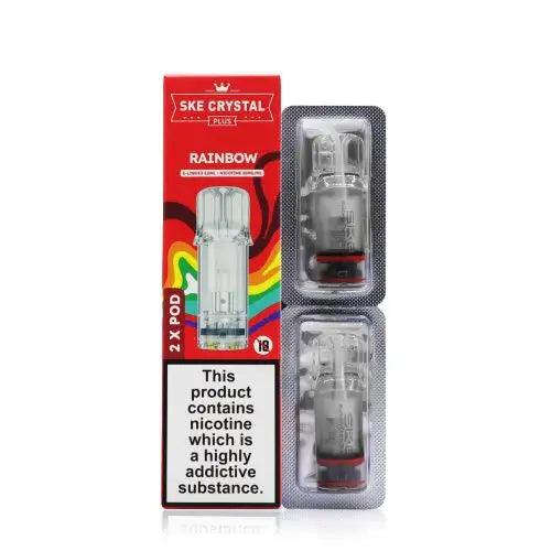 SKE Crystal Plus Rainbow (Fruit Medley) Prefilled Pods (2 Pack) – Royal  Vapes