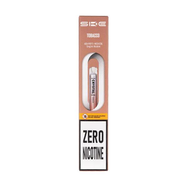 ske crystal tobacco SKE Crystal Zero Tobacco Disposable – Royal Vapes