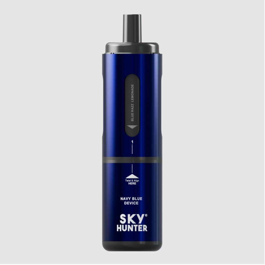 Sky Hunter Twist Slim Navy Blue (Multi-Flavour) 2600 DIsposable  Royal  Vapes