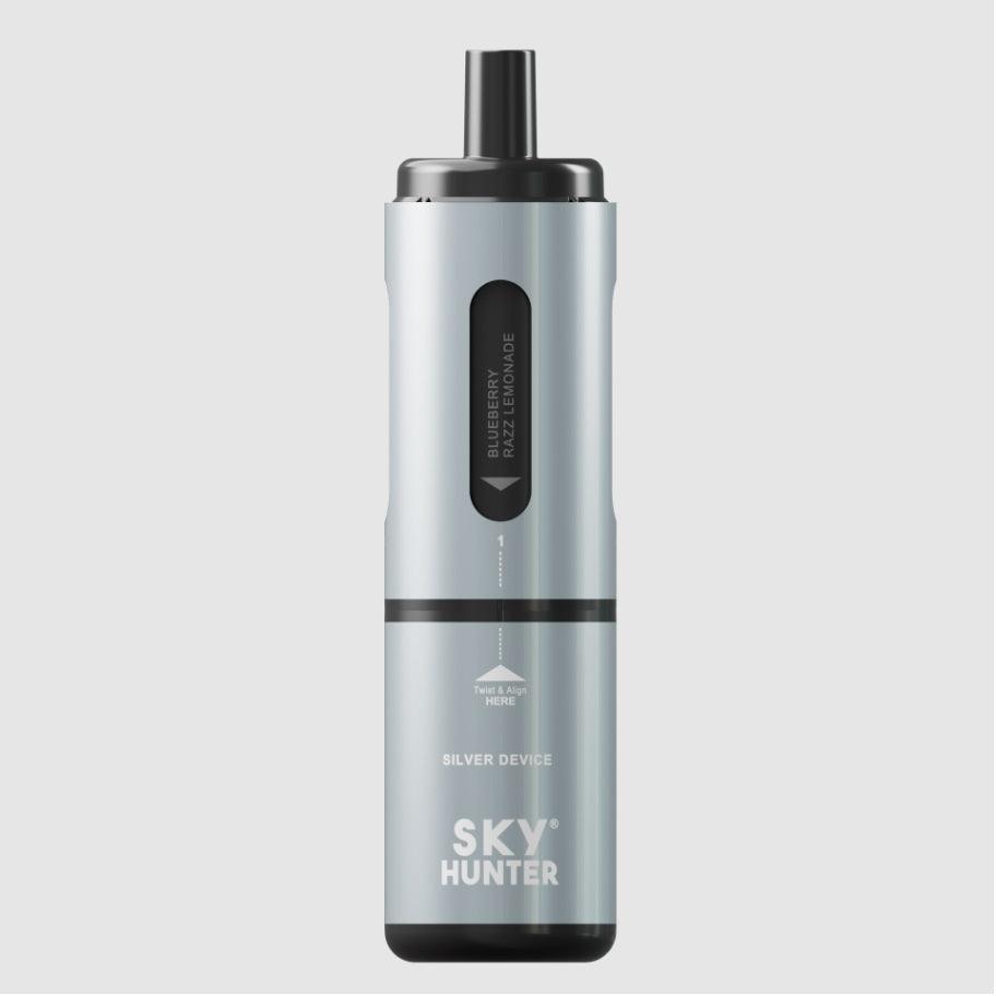 silver disposable vape Sky Hunter Twist Slim Silver (Multi-Flavour) 2600 DIsposable – Royal Vapes silver disposable vape Sky Hunter Twist Slim Silver (Multi-Flavour) 2600 DIsposable – Royal Vapes