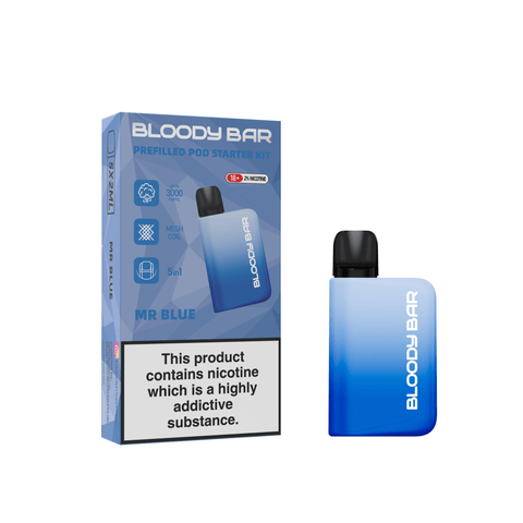 TBO Bloody Bar 3000 Mr Blue 3000 Disposable