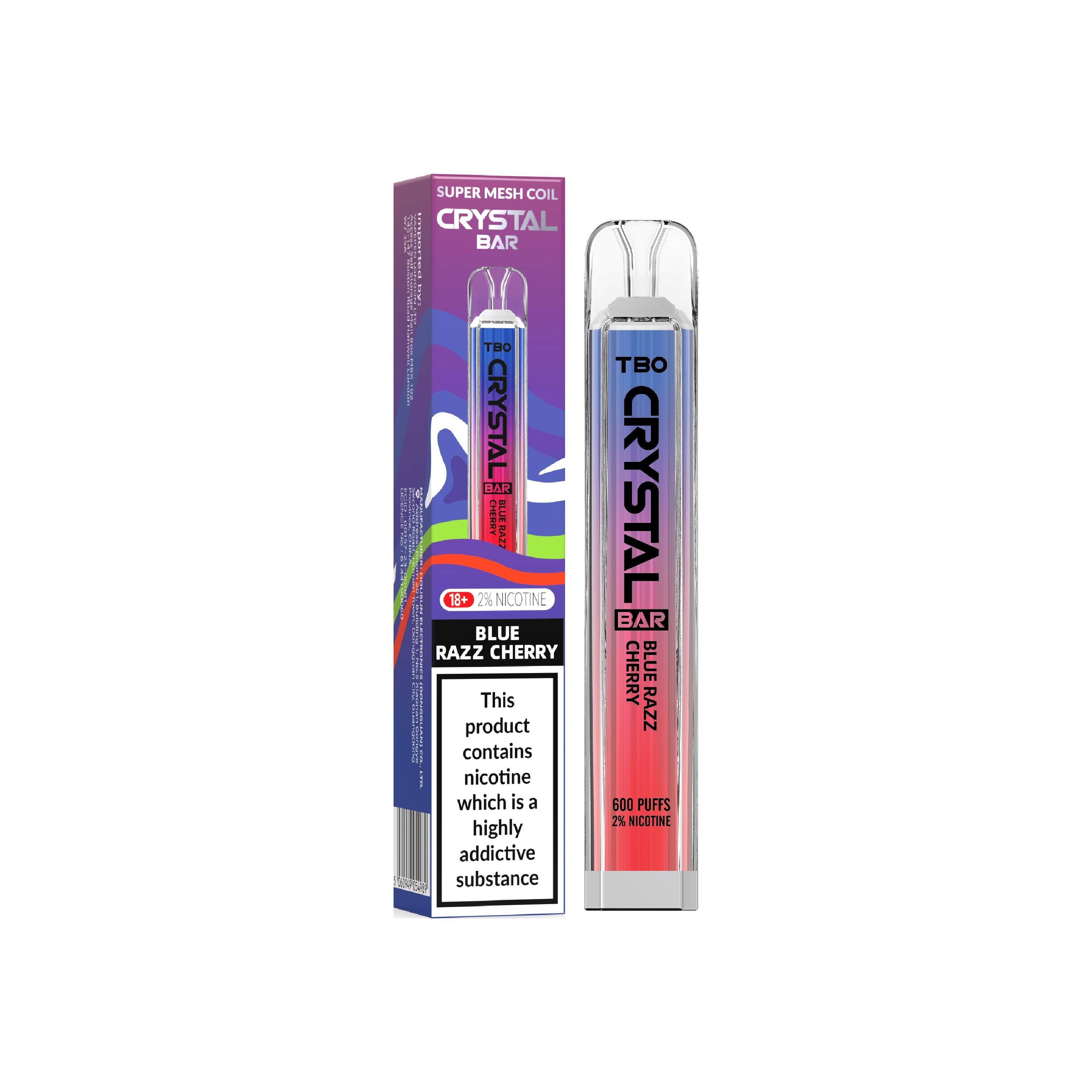 TBO Crystal Supermesh Blue Razz Cherry Disposable Royal Vapes TBO Crystal Supermesh Blue Razz Cherry Disposable Royal Vapes