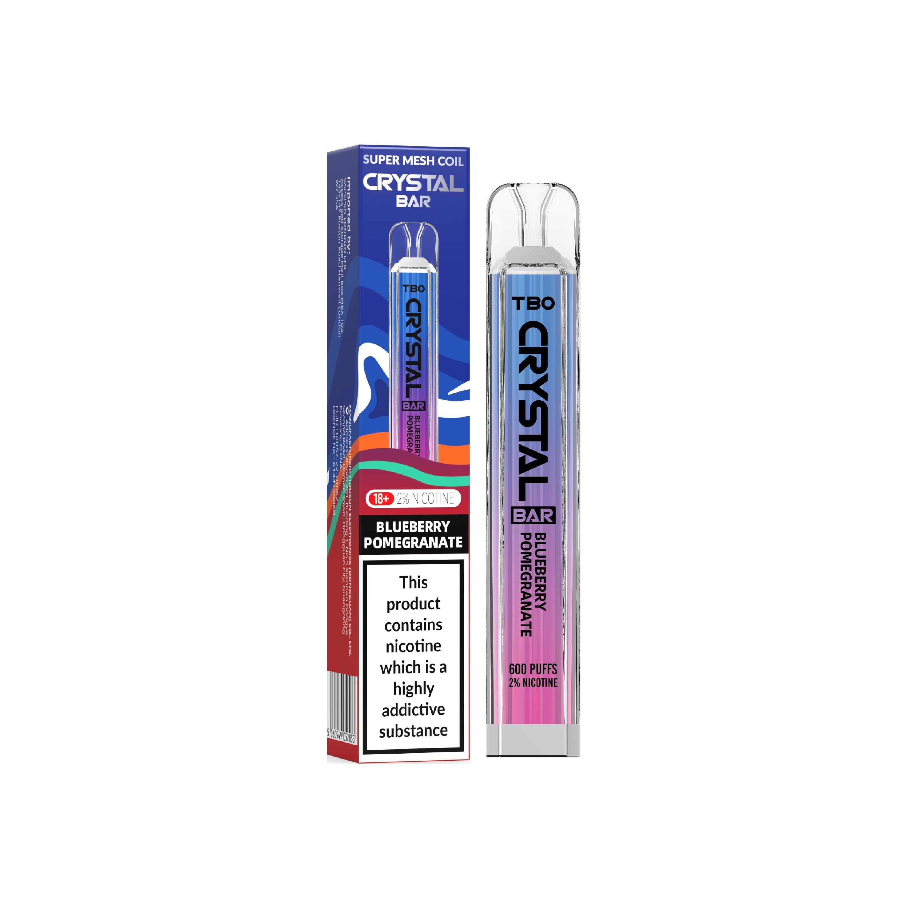 TBO Crystal Supermesh Blueberry Pomegranate Disposable Royal Vapes TBO Crystal Supermesh Blueberry Pomegranate Disposable Royal Vapes