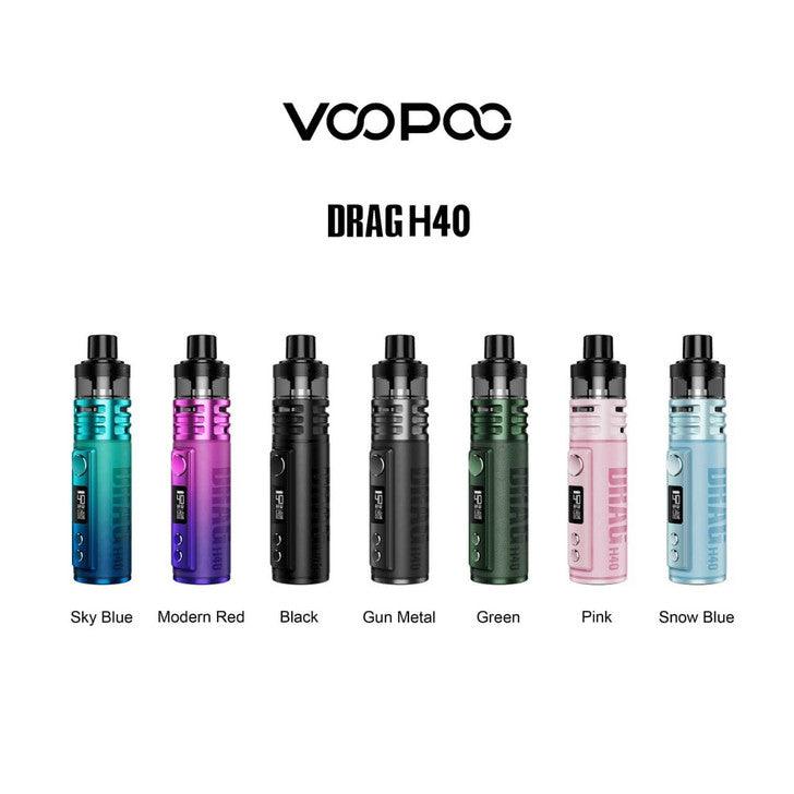 Voopoo Drag H40 Kit & 2 Pod Salt Nic Salts  Royal Vapes