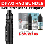 Voopoo Drag H40 Kit & 2 Pod Salt Nic Salts