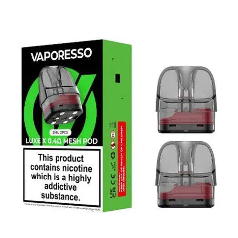 Vaporesso Luxe X Pods (2 Pack) 0.4 ohm Mesh (XL)