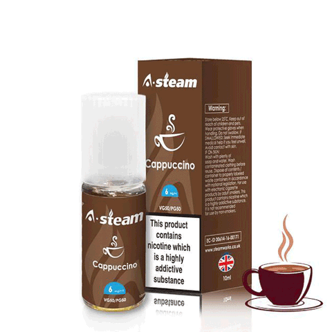 A-Steam Cappuccino 10ml 3mg