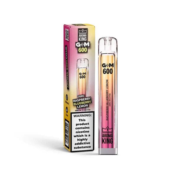 Aroma King Gem 600 Raspberry Blueberry Lemon Disposable  Royal Vapes