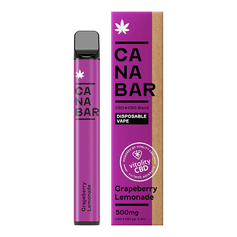CANABAR Grapeberry Lemonade CBD Disposable Vape 500mg Royal Vapes CANABAR Grapeberry Lemonade CBD Disposable Vape 500mg Royal Vapes
