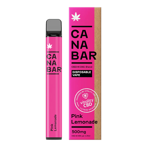 CANABAR Pink Lemonade CBD Disposable Vape 500mg