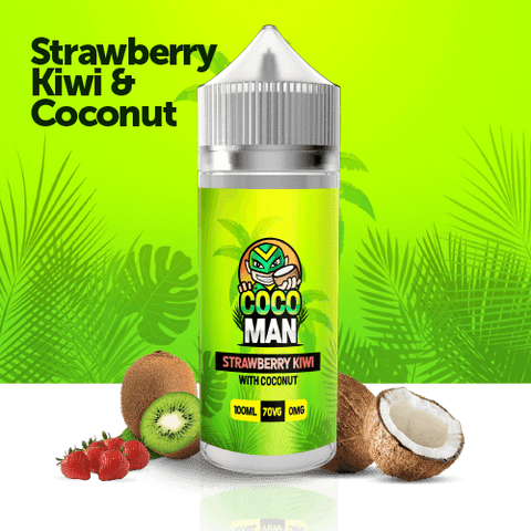 Cocoman Strawberry Kiwi With Coconut 100ml