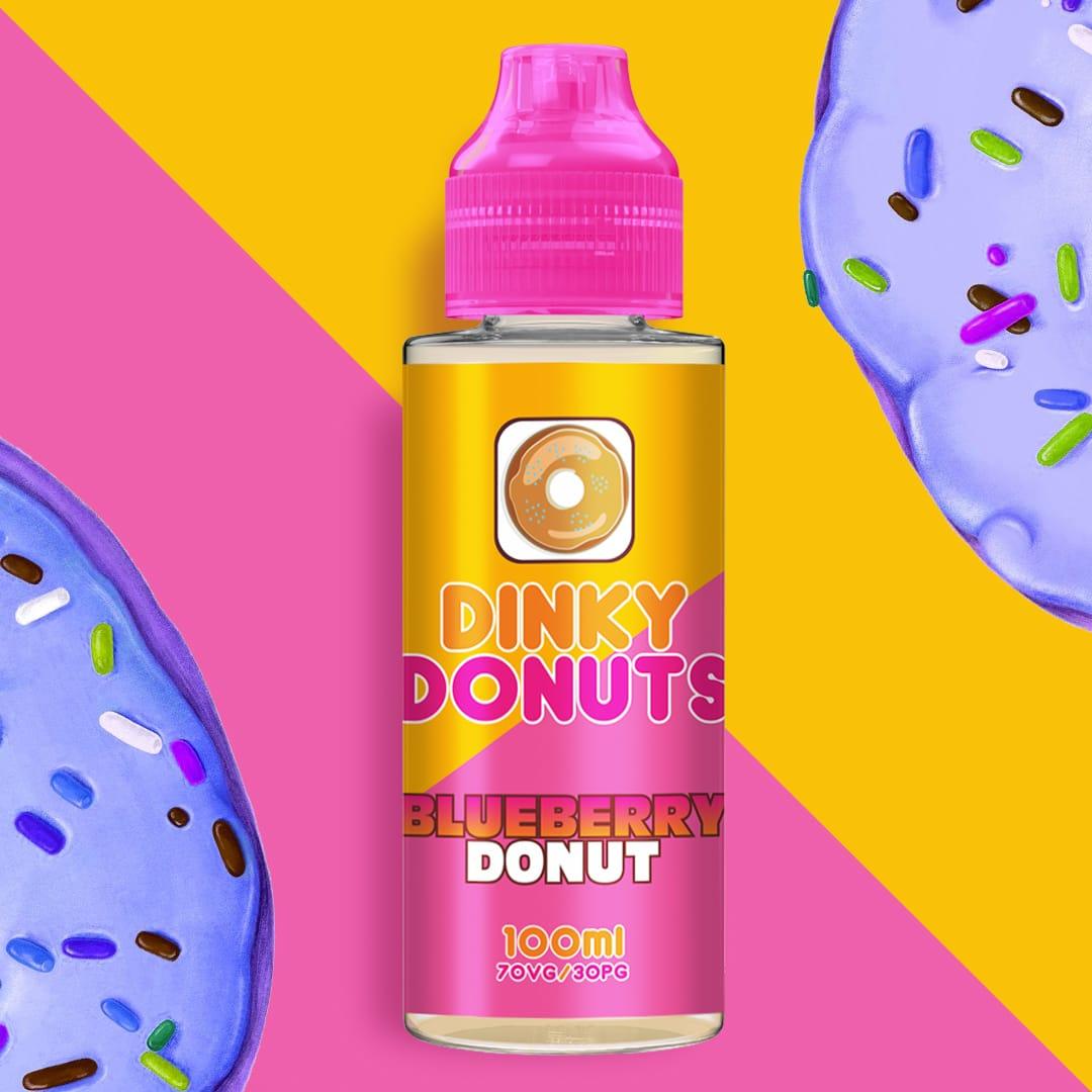blueberry donut vape juice Dinky Donuts Blueberry Donut 100ml – Royal Vapes
