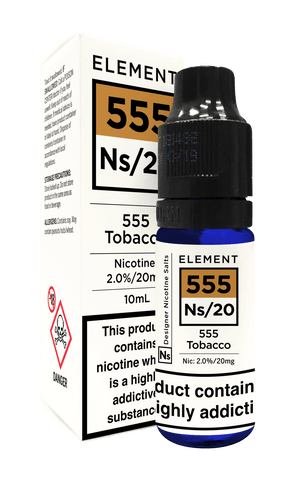 Element 555 Tobacco Nic Salt 10ml 10mg
