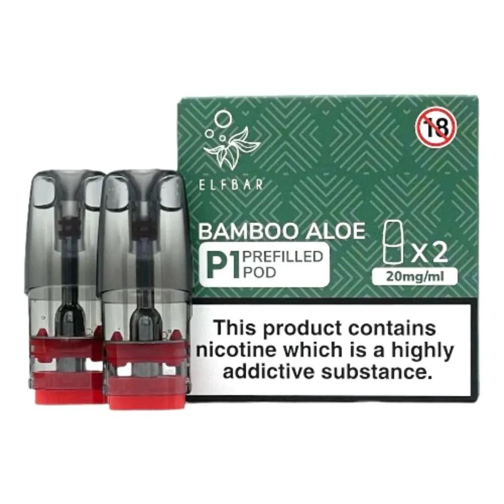 Elf Bar Bamboo Aloe Mate P1 Pods (2 Pack)  Royal Vapes