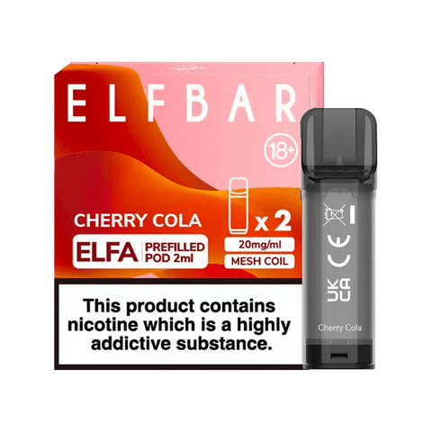 Elf Bar Cherry Cola Elfa Pods (2 Pack) 20mg